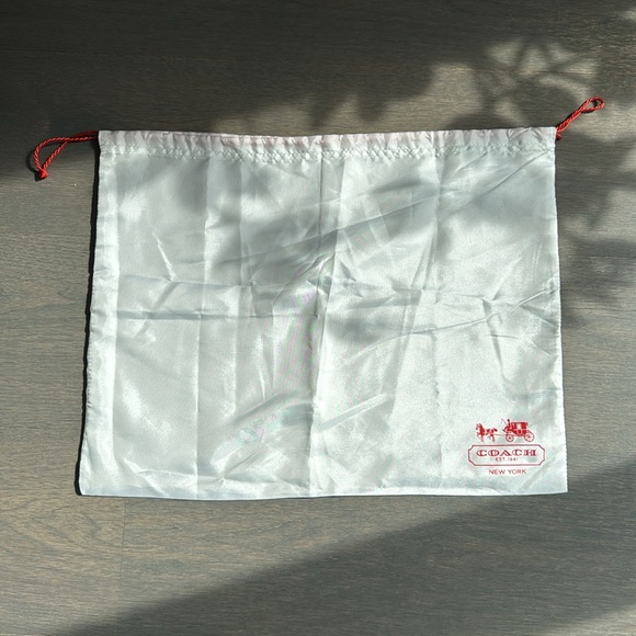 Coach Monogram Shoulder Bag. Ivory Color with Metallic Gold Leather. - Picture 16 of 16